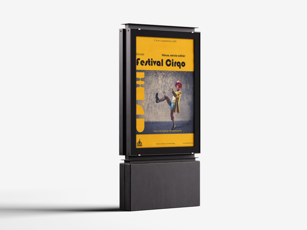 festival cirqo case project poster